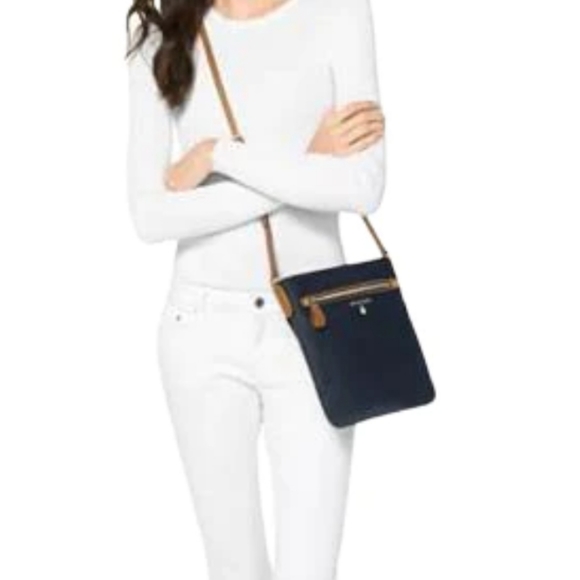 Michael Kors Bags Michael Kors Crossbody Navy Blue Nylon Poshmark